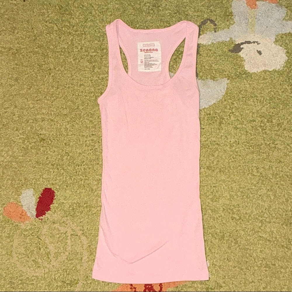 Zenana Outfitters Light Pink Tank Top